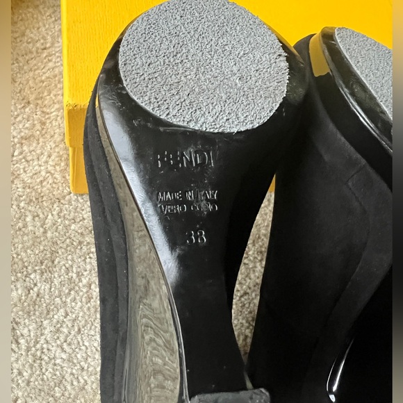 Fendi mesh and suede booties, gently used - Picture 9 of 14